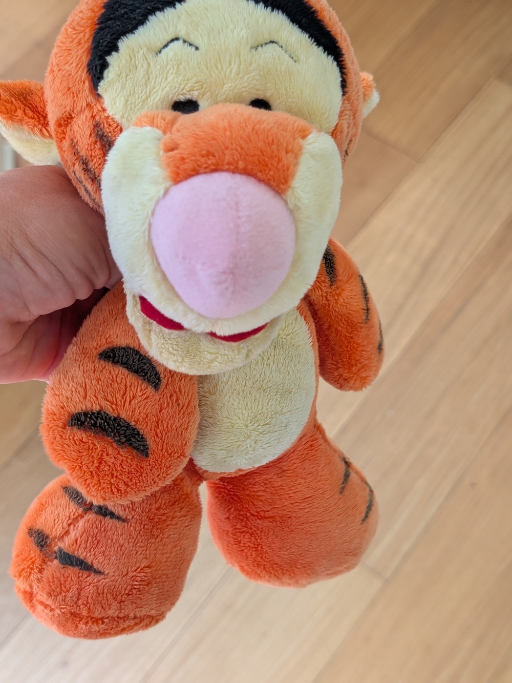 Disney Tigger Plush - Orange, Cream and Pink Soft Stuffed Animal